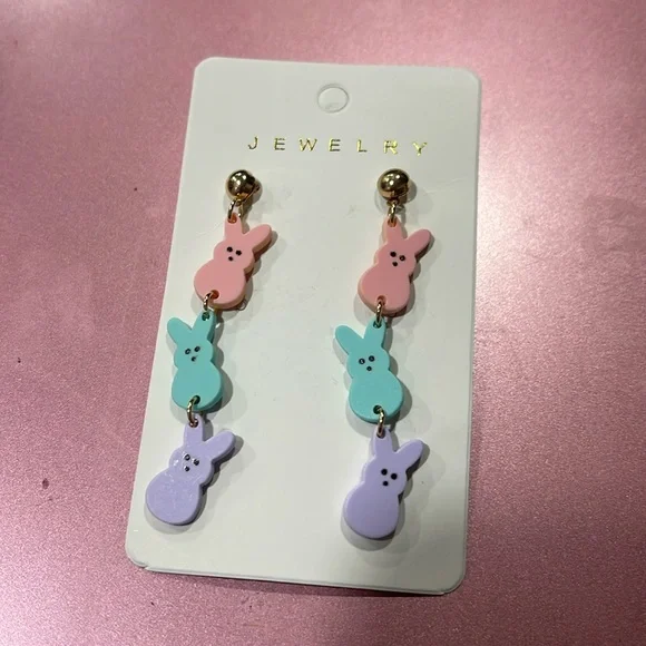 New Easter Bunny Earrings - Picture 1 of 1